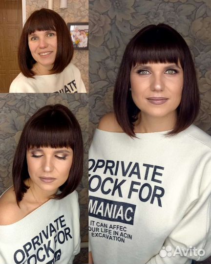 Макияж прически