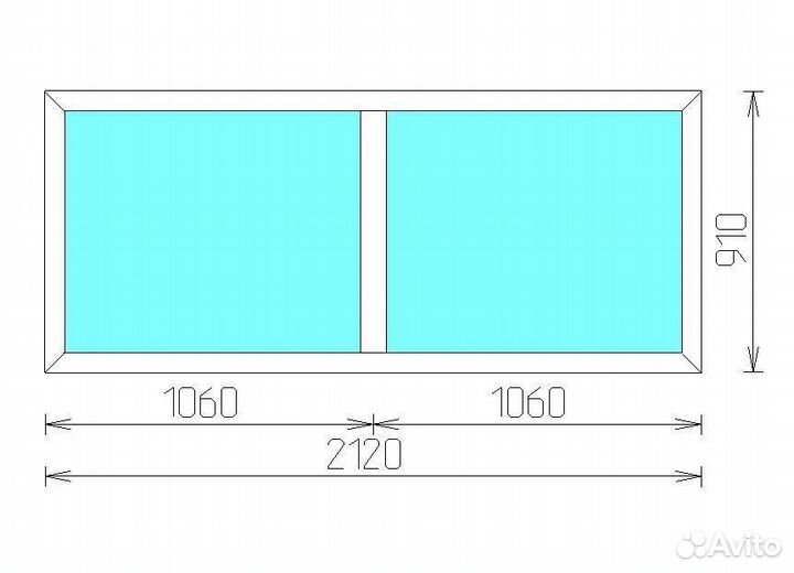 Оконный блок новый