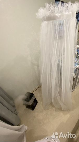 Балдахин на детскую кроватку+ держатель