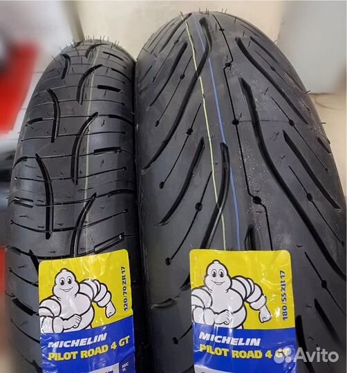 Комплект Michelin Road 4 GT 120/70-17 и 180/55-17