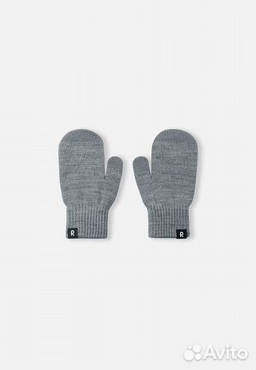 Варежки Reima Renn серые 6-8 л