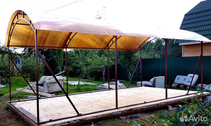 Нaвеc прaктичный Плюc 3,65x6,0м