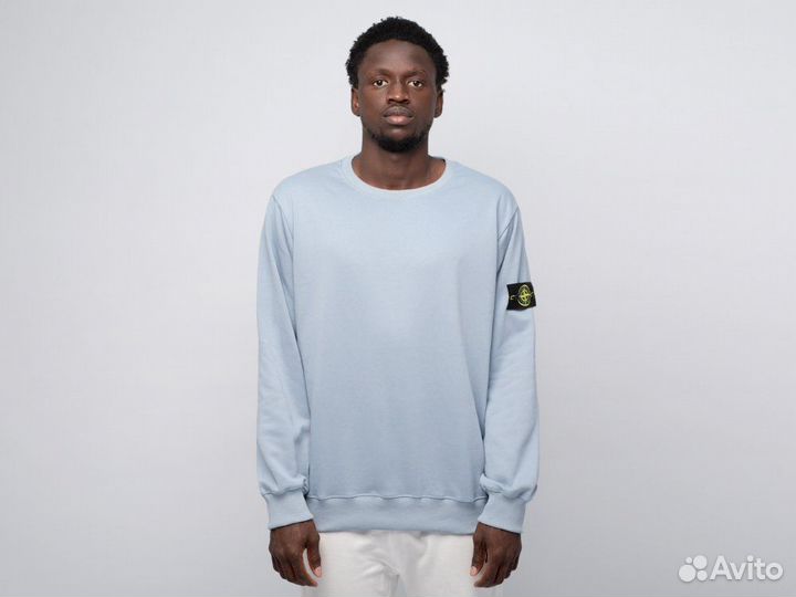 Stone island свитшот синий
