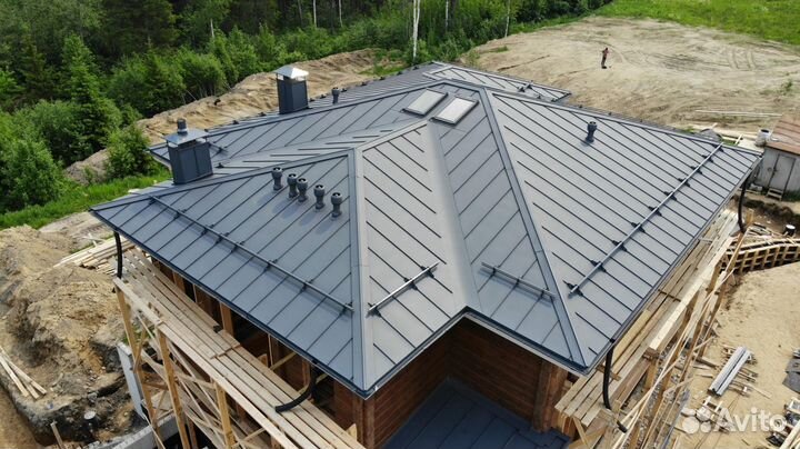 Фальцевая кровля Качественный материал фальц