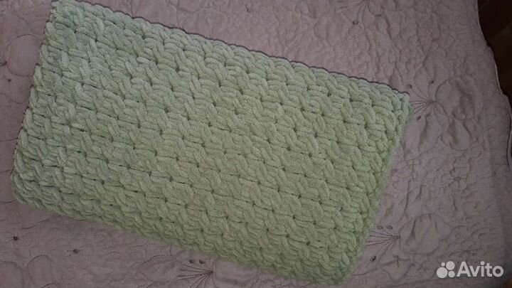 Плед детский вязаный ручная работа