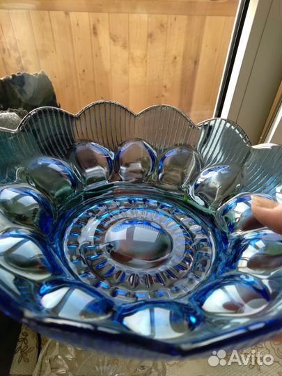 Ваза кобальт СССР