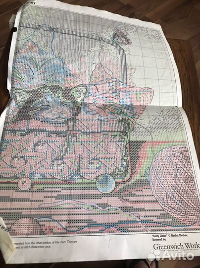 Остатки от набора для вышивания dimensions