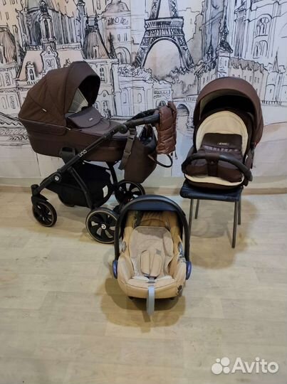 Коляска tutis uno 3 в 1/ 2в1