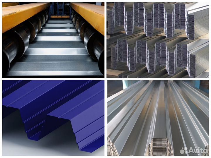 Профнастил н114 / профлист оцинкованный / оптом