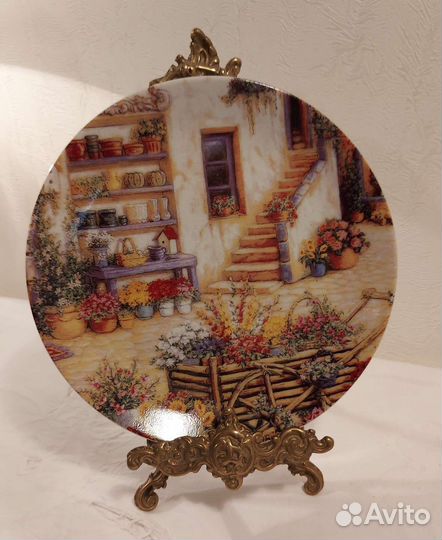 Тарелка декоративная настенная