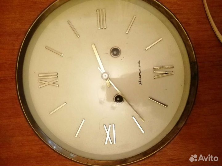 Часы Янтарь с боем