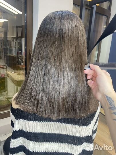Кератиновое выпрямление ботокс волос