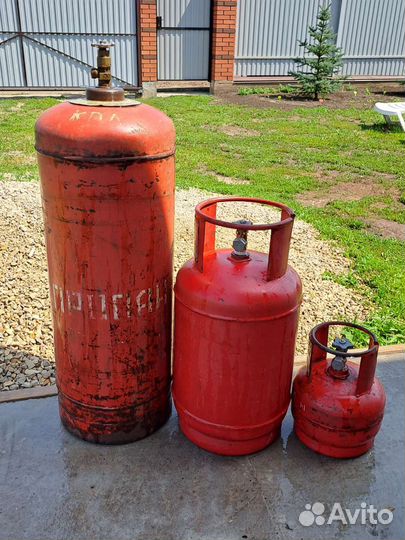 Баллон пропана 5 л, 27л, 50л бу