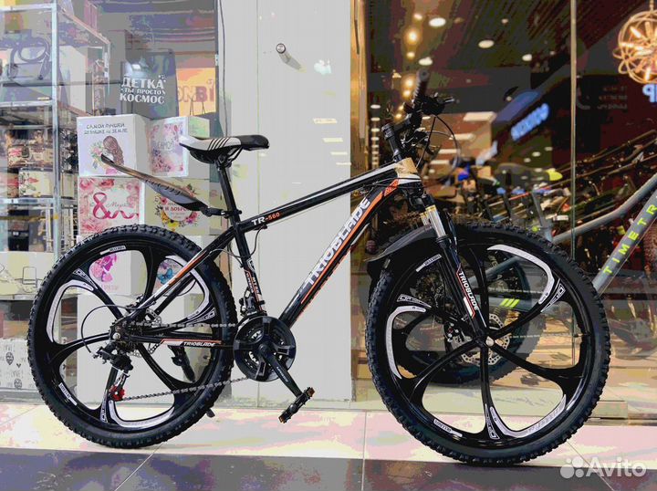 Велосипед на литых дисках