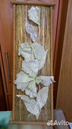 Панно из соломки