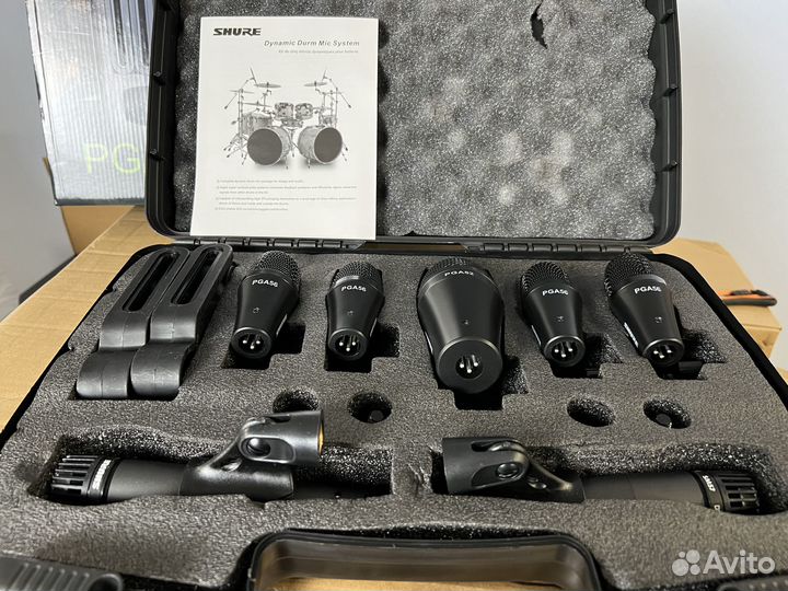 Комплект микрофонов для ударных Shure PGA 7