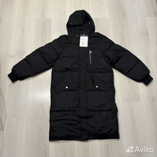 Женская куртка длинная пуховая