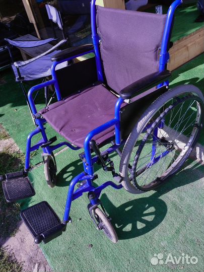 Инвалидная коляска складная бу