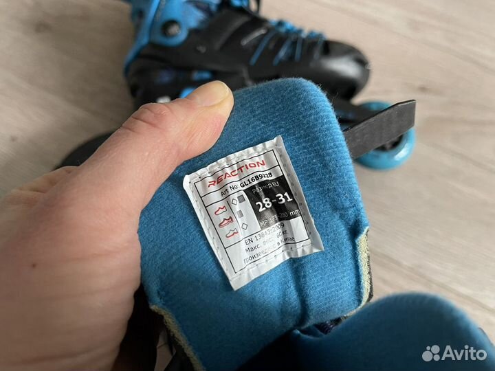 Ролики детские р.28-30. Роликовые коньки