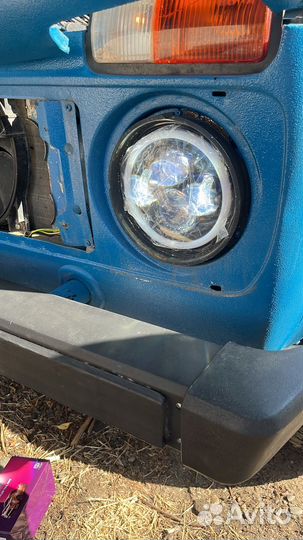 Диодные фары на ниву / УАЗ / bmw e34