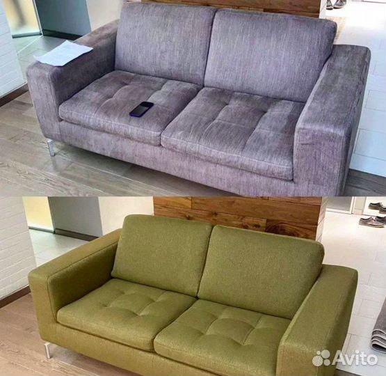 Перетяжка мягкой мебели