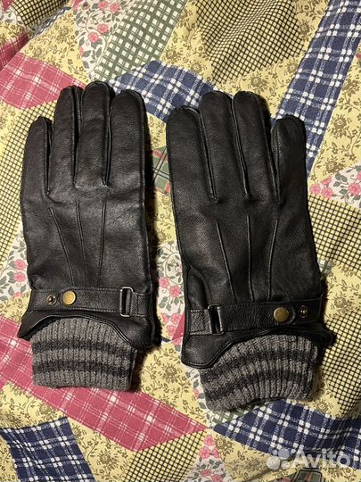 Мужские кожаные перчатки
