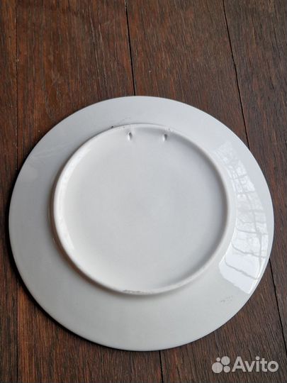 Настенная декоративная тарелка фарфор Барселона