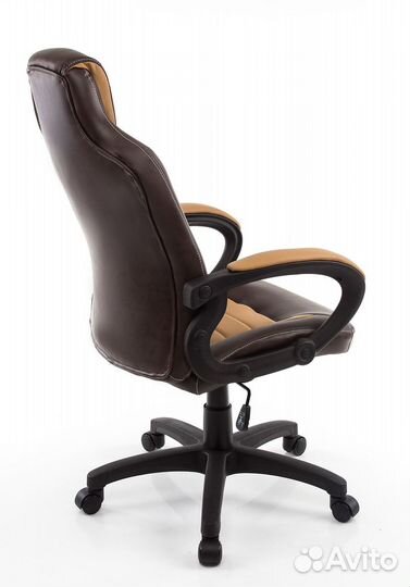 Компьютерное кресло Kadis коричневое - бежевое