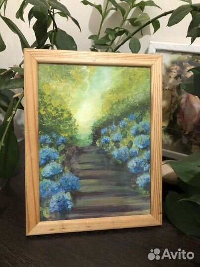 Картина гуашью