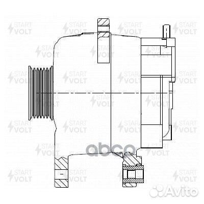 Генератор 120А LG 08S4 startvolt