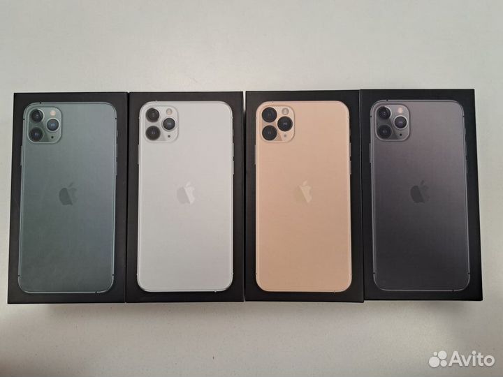 Коробка iPhone 11 Pro Max Space Gray/Серый Космос