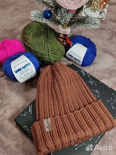 Шапка вязаная (ручная работа)