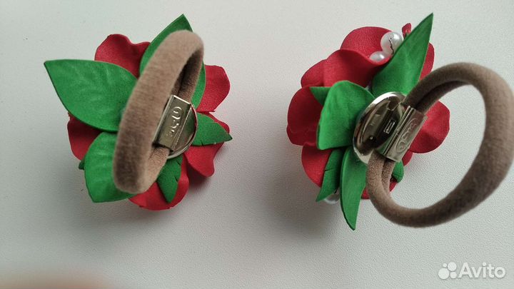 Резиночки для волос ручной работы