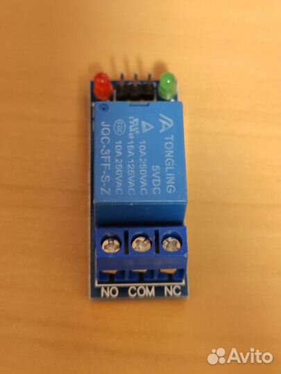 Релейный модуль с питанием 5 В для Arduino или др