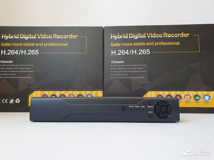 Видеорегистратор гибридный 4 канала 2 Мп