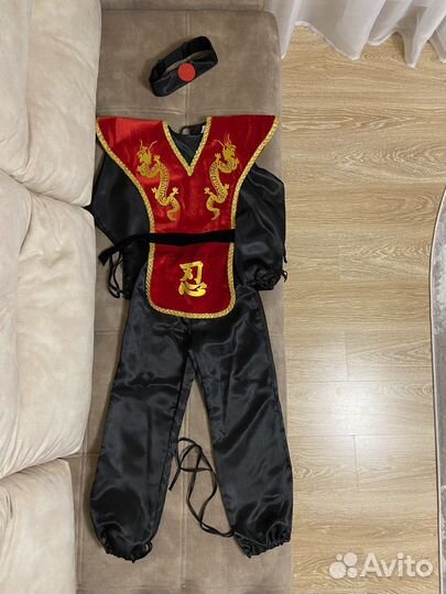 Карнавальный костюм ниндзя р.134