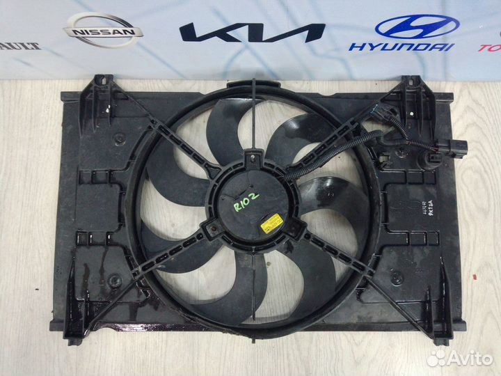 Вентилятор радиатора охлаждения двигателя диффузор