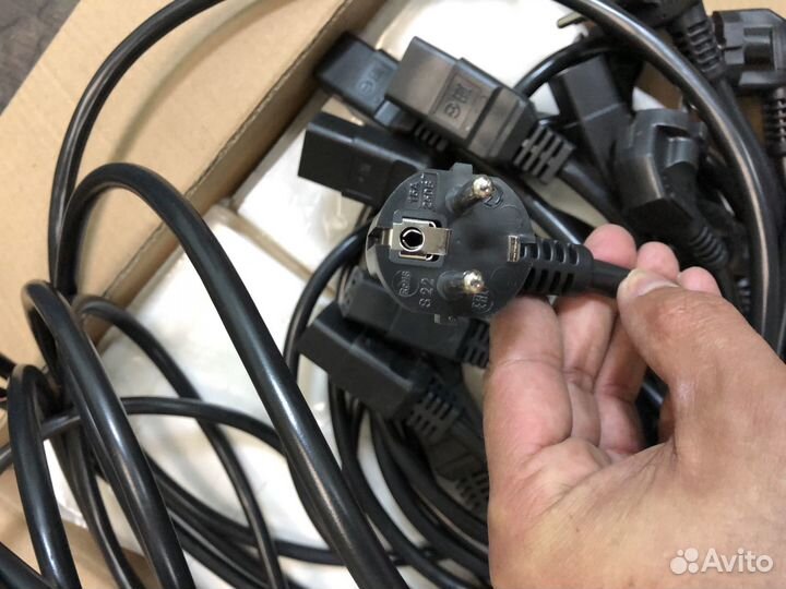 Кабель питания C19 2 метра асик майнер 3*2,5