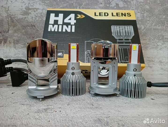 A3 мини LED линзы цоколь H4(MTF expert)