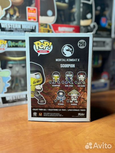 Funko pop Scorpion 250 (Mortal Kombat X )
