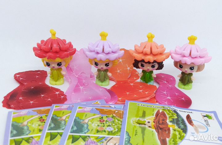 Серии киндер кошки на шопинге, феечки деревья и др