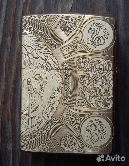 Зажигалка Zippo 204B с грав. Всадники Апокалипсиса