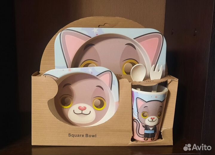 Детская посуда из бамбука