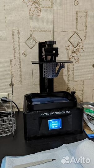 3D принтер photon m3 + мойка + много допов