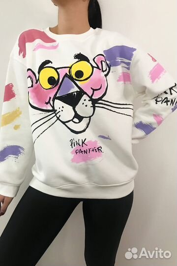 Свитшот Zara розовая пантера M