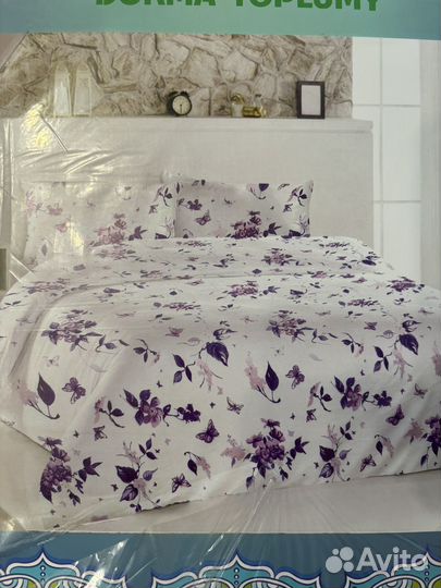 Постельное белье сатин евро