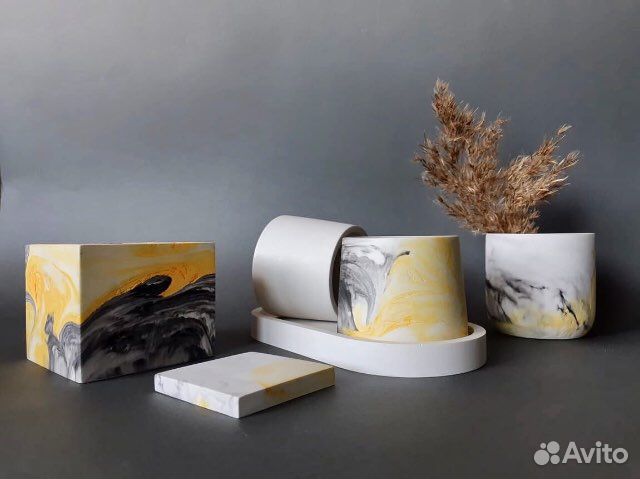 Набор кашпо/ подсвечники/ тара для свечей