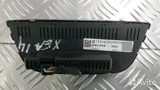 Блок управления печки и климат-контроля opel meriv