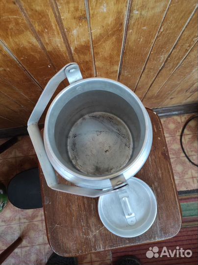 Алюминиевый бидон СССР. 4 литра