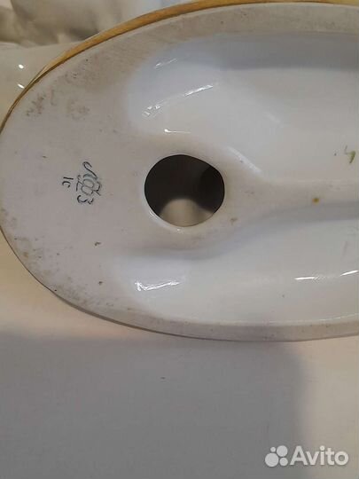 Фарфоровый златогривый конь СССР